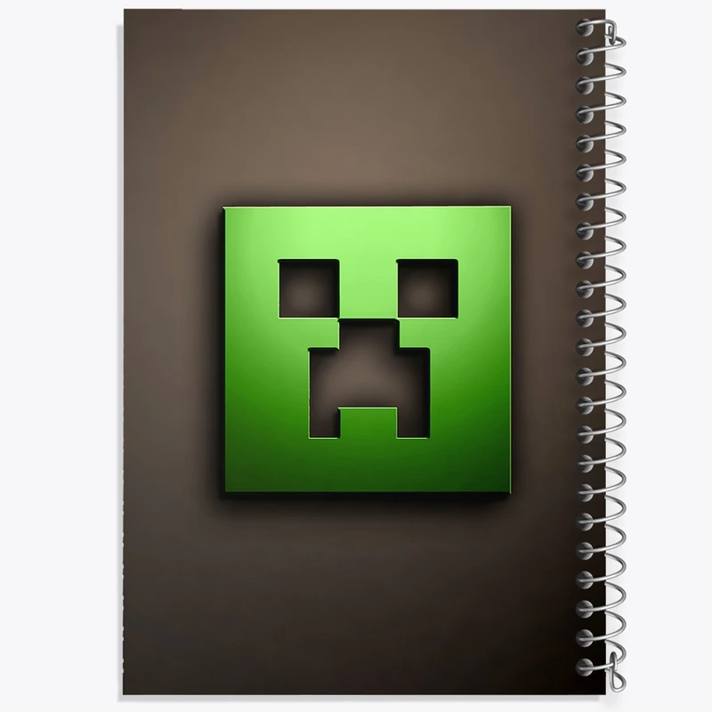 دفتر نت موسیقی 50 برگ خندالو مدل ماینکرافت (Minecraft) کد F2421