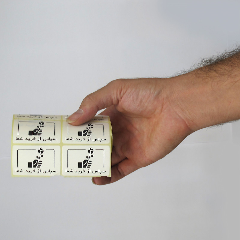 برچسب نشانگر طرح سپاس از خرید مدل TH01 بسته 100 عددی