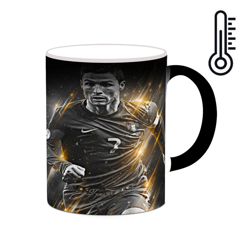 ماگ حرارتی کاکتی طرح Ronaldo رونالدو مدل mgh43154