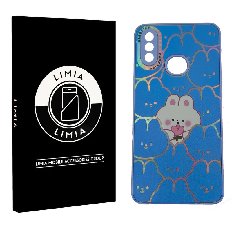 کاور لیمیا مدل فانتزی لنزدار طرح عروسکی شبرنگی مناسب برای گوشی موبایل سامسونگ Galaxy A20 / A30