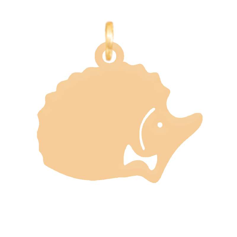 آویز گردنبند طلا 18 عیار زنانه باراد زر مدل جوجه تیغی BZ215