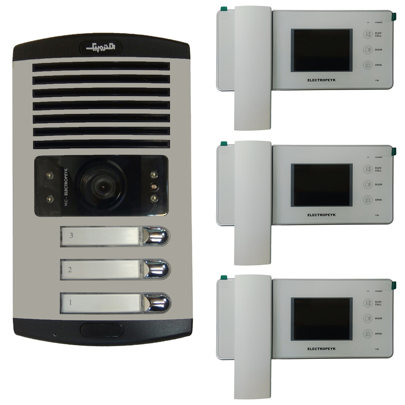 دربازکن تصویری الکتروپیک مدل 1196 کد 1093مجموعه 4 عددی