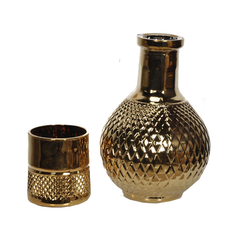 سرویس بطری و لیوان 2 پارچه مدل لستر سیتی