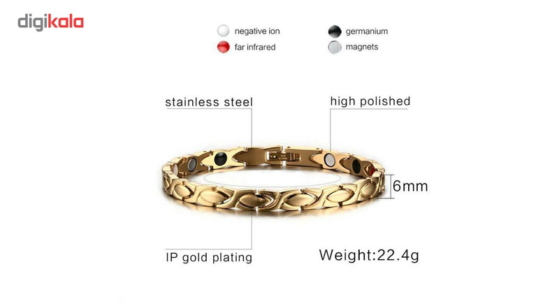 دستبند مغناطیسی سلامت مدل Geometric