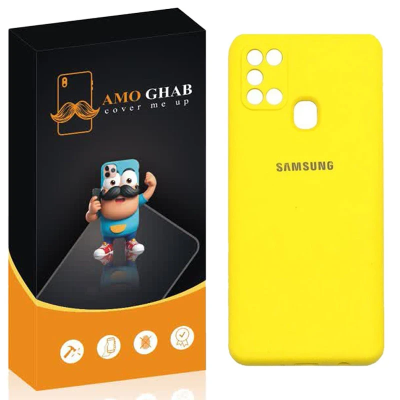 کاور عمو قاب مدل سیلیکونی مناسب برای گوشی موبایل سامسونگ Galaxy A21s