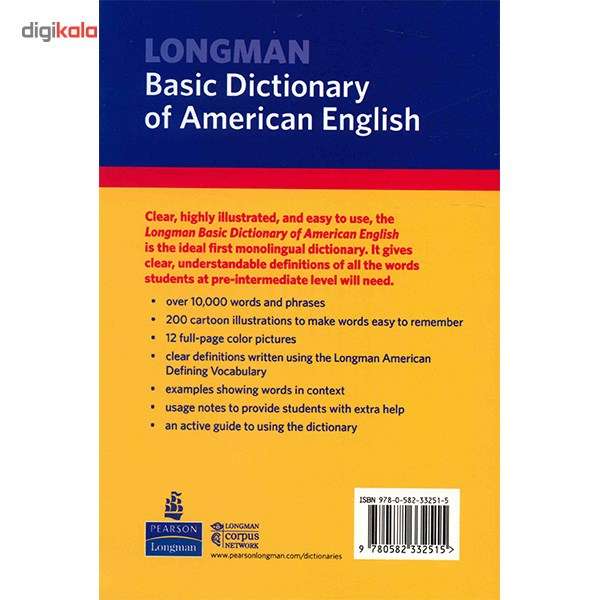 کتاب زبان Longman Basic Dictionary Of American English