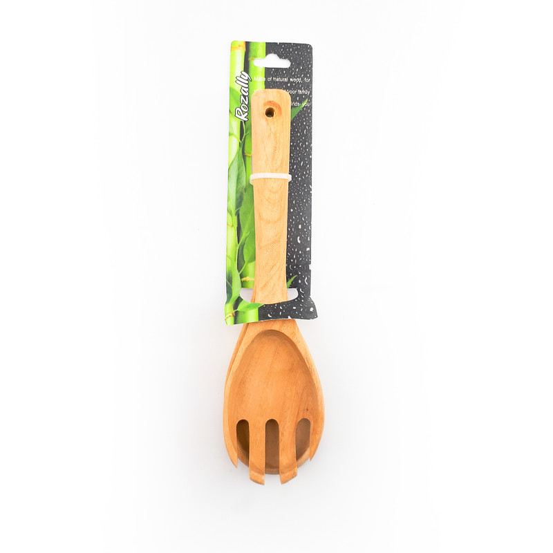 قاشق و چنگال سرو سالاد روزالی کد R2537