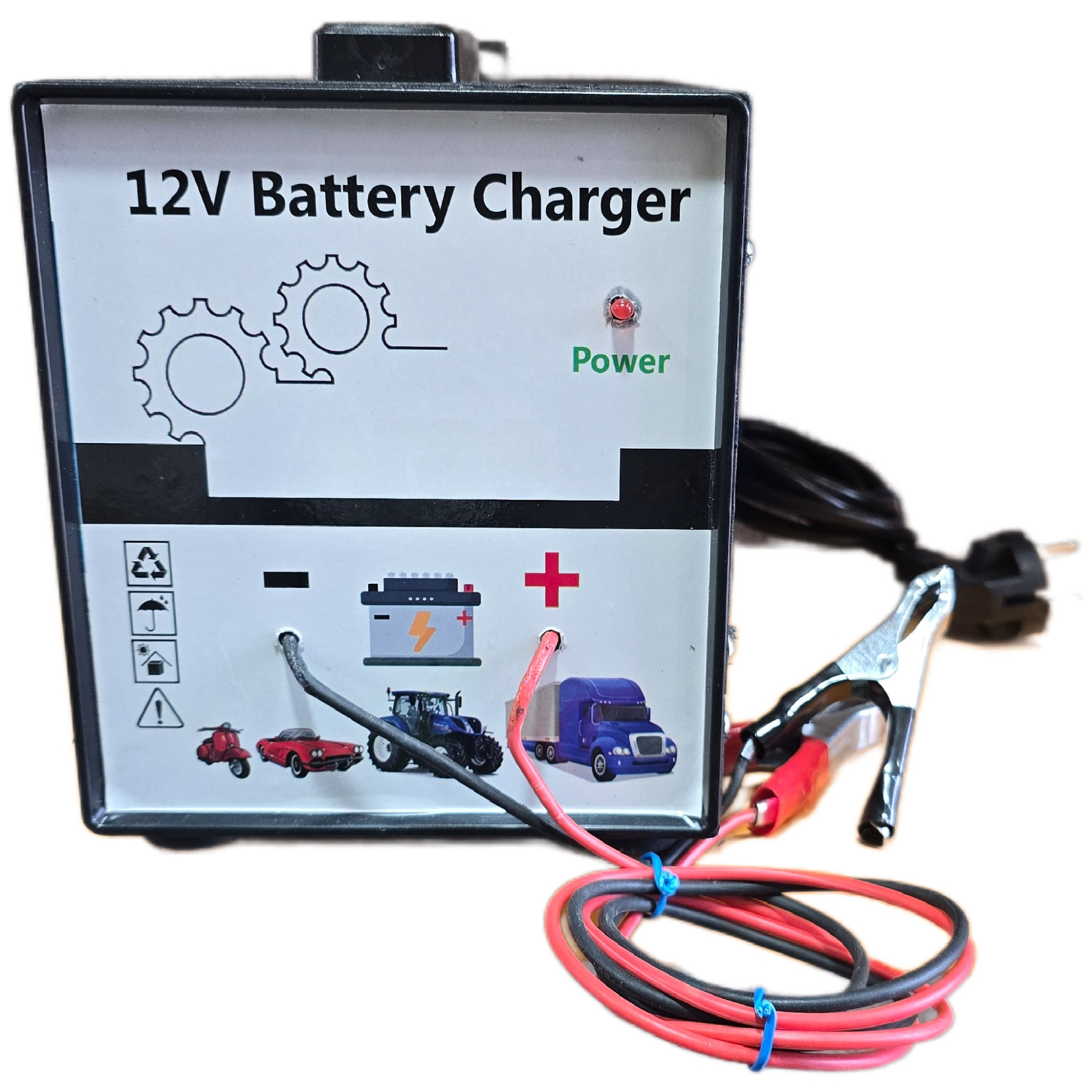 شارژر باتری خودرو مدل ۱۰_۱۲