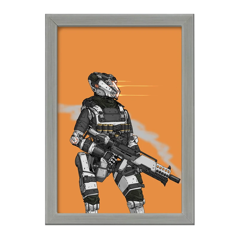 تابلو خندالو طرح بازی تایتان فال (Titanfall) کد 32583