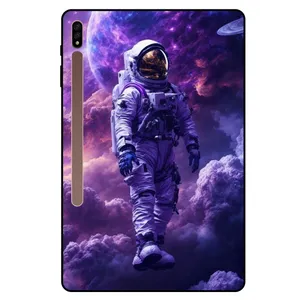 کاور مگافون طرح فضانورد مدل 2822 مناسب برای تبلت سامسونگ Galaxy Tab S7 Plus 12.4 2020 / T970 / T976 / T975