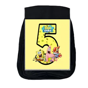 کوله پشتی مدرسه مدل باب اسفنجی کد 7