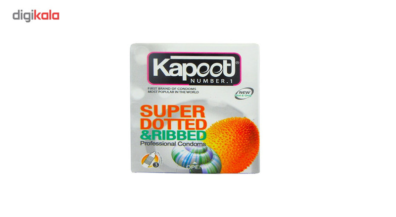کاندوم کاپوت مدل Super Dotted And Ribbed بسته 3 عددی کاندوم کاپوت مدل Super Dotted And Ribbed بسته 3 عددی