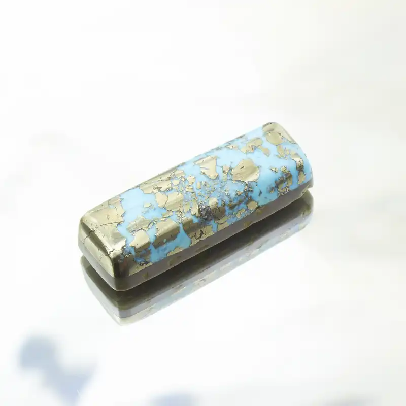 سنگ فیروزه مدل پیریت دار کد AF2