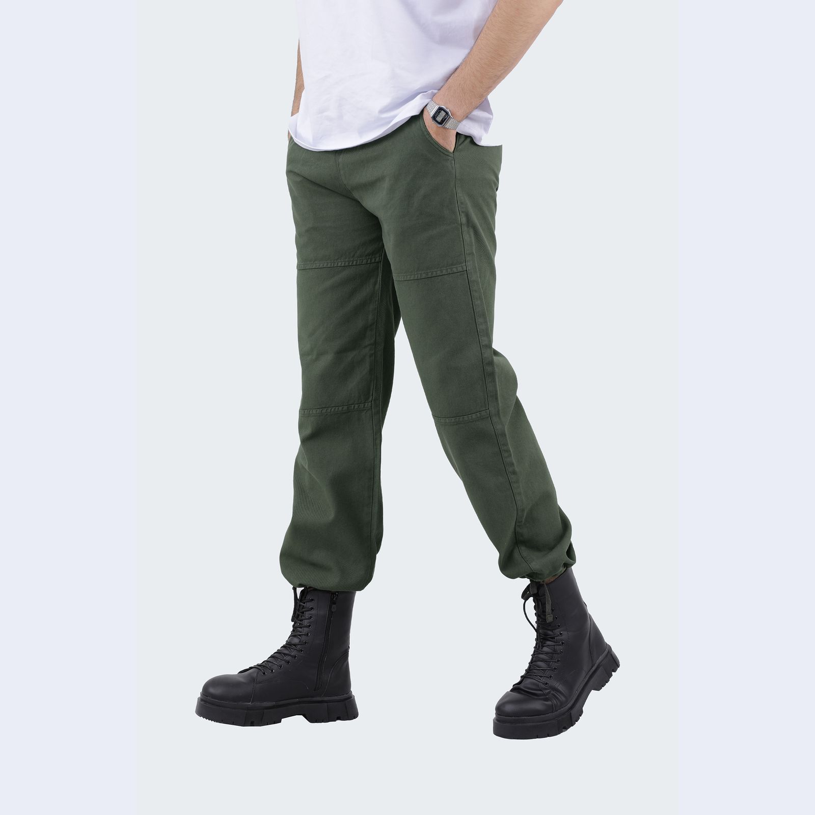 شلوار مردانه پاتن جامه مدل دمپا گت 101221020261557 رنگ سبز -  - 3