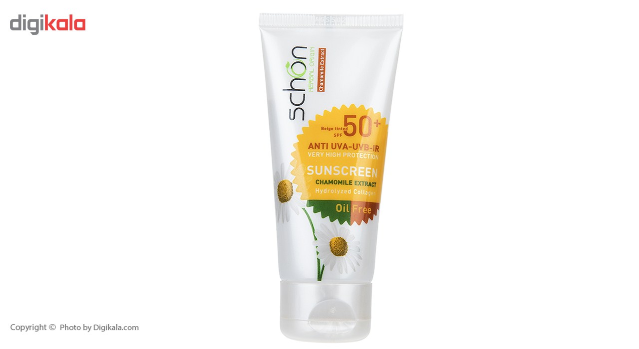 کرم ضد آفتاب رنگی شون مدل Beige Tinted SPF50 حجم 50 میلی لیتر