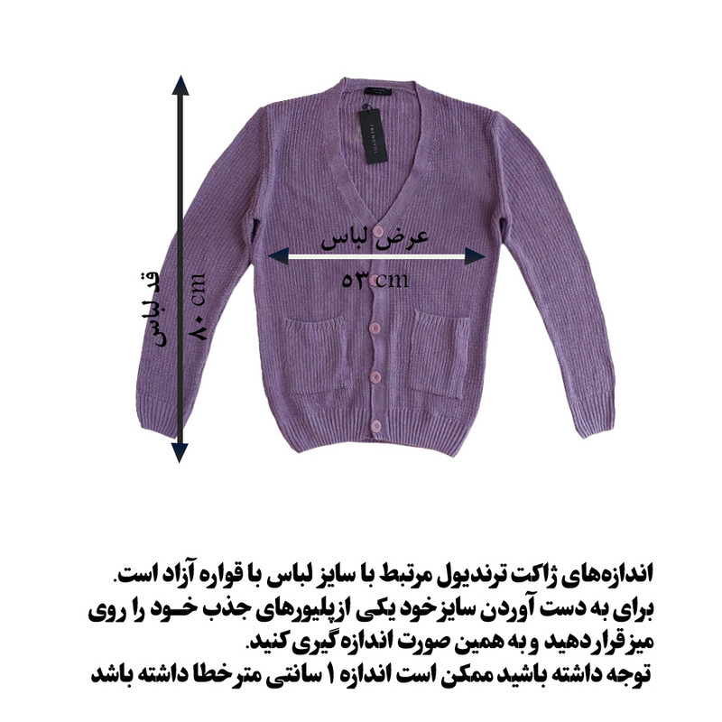 ژاکت مردانه مدل TNAW22HI0625