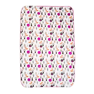 پتو نوزادی جاست کیوت مدل Pink Owl