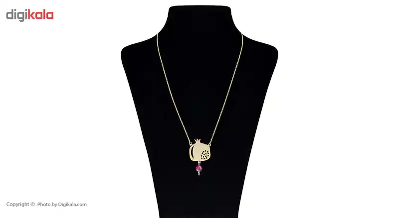 گردنبند طلا 18 عیار زنانه ماهک مدل MM0604