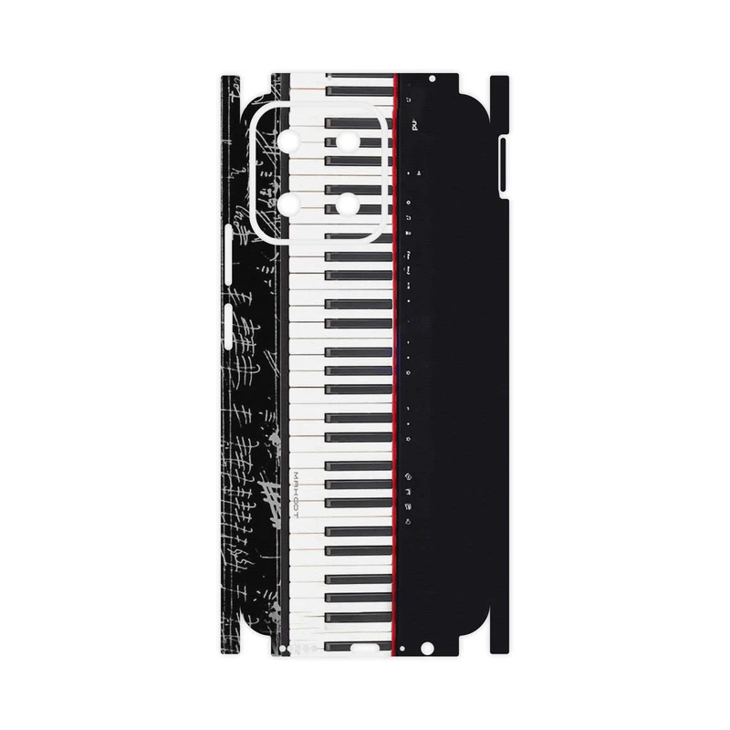 برچسب پوششی ماهوت مدل Piano_Instrument-FullSkin مناسب برای گوشی موبایل آنر X7c
