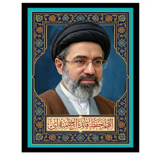 تابلو بکلیت طرح حضرت آیت الله سید مجتبی خامنه ای مدل DY1683 فریم مشکی