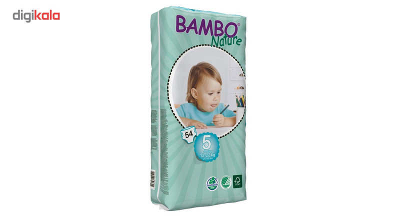 پوشک بامبو مدل Junior-Tallpack سایز 5 بسته 54 عددی