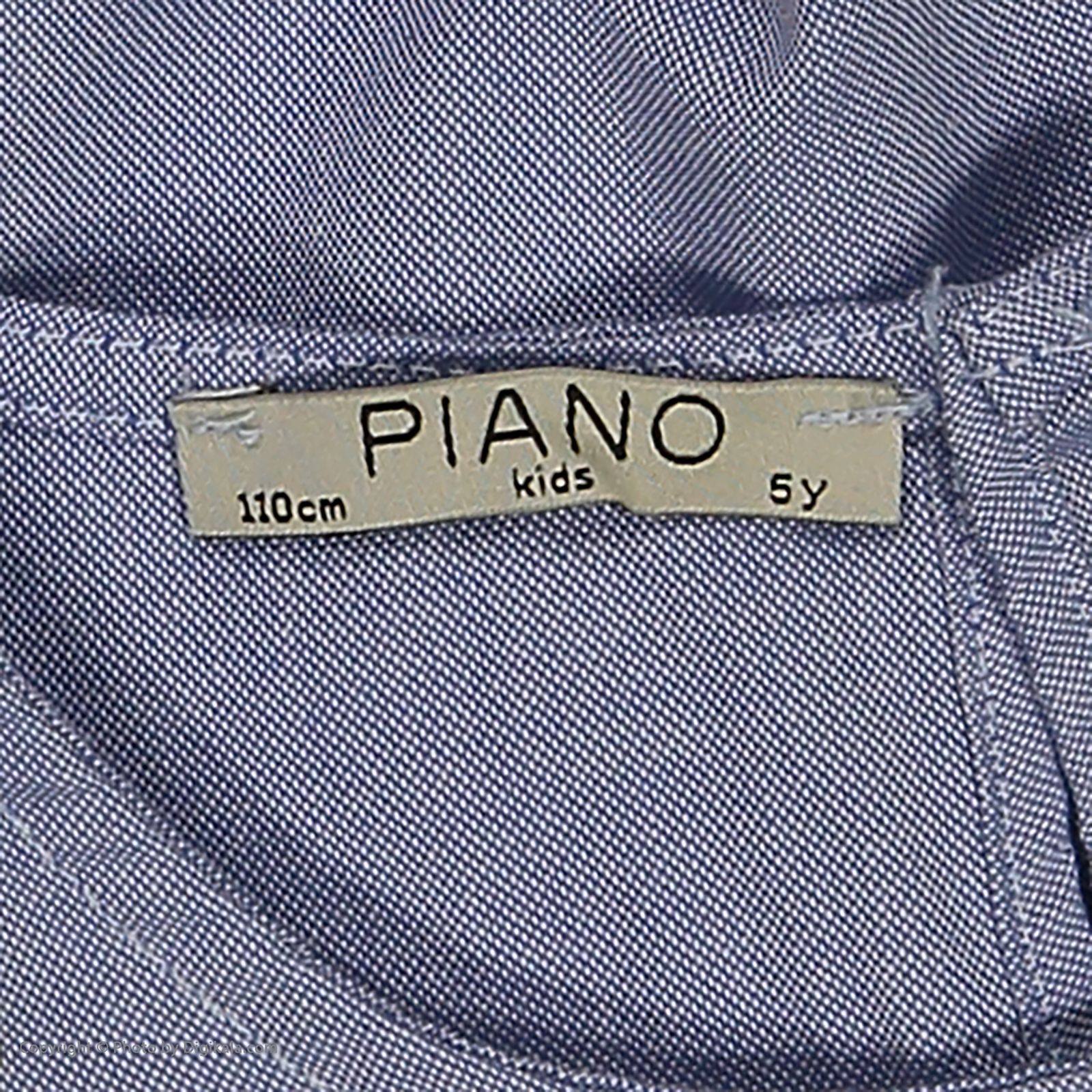بلوز دخترانه پیانو مدل 1826-58 -  - 5
