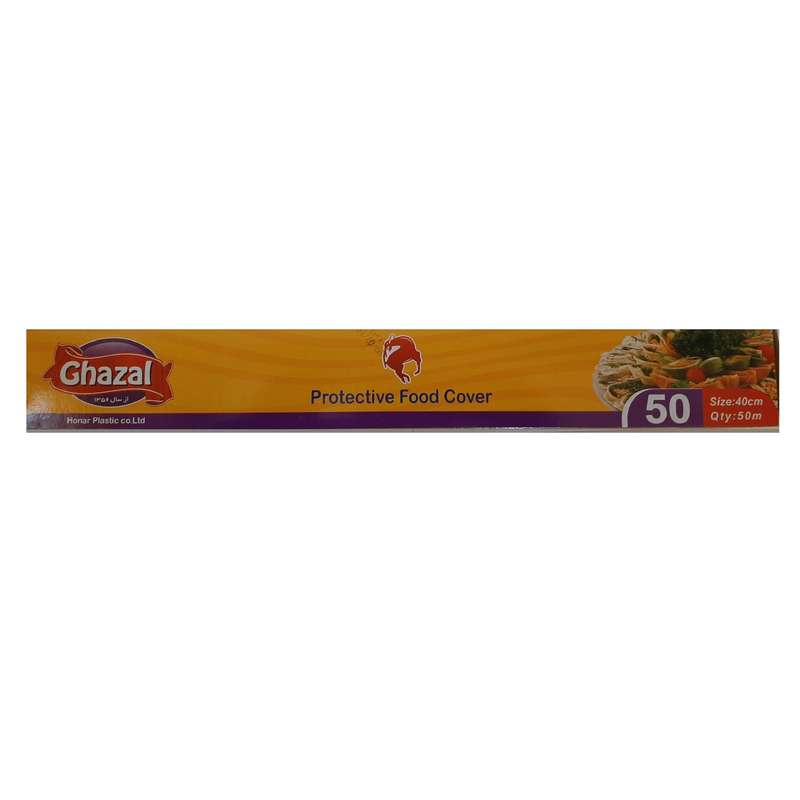 سلفون غزال پلاستیک مدل 0011 رول 50 متری 
