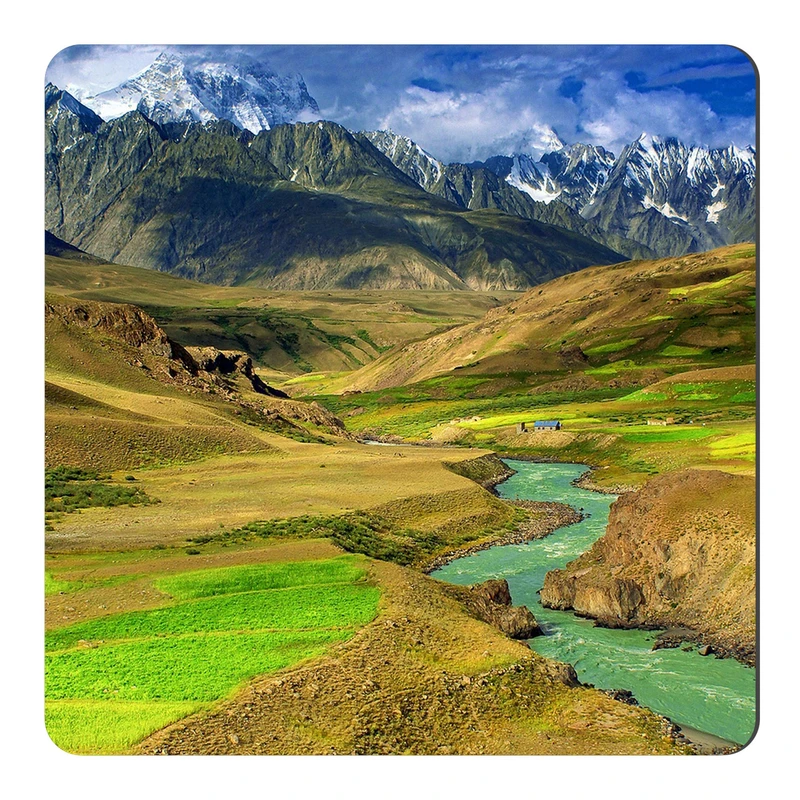  مگنت طرح کوهستان و دشت و رودخانه کد NIM1699 
