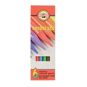 Koh i Noor 8755 Woodless Coloured Pencils 6 Color