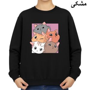 سویشرت زنانه مدل پنج گربه