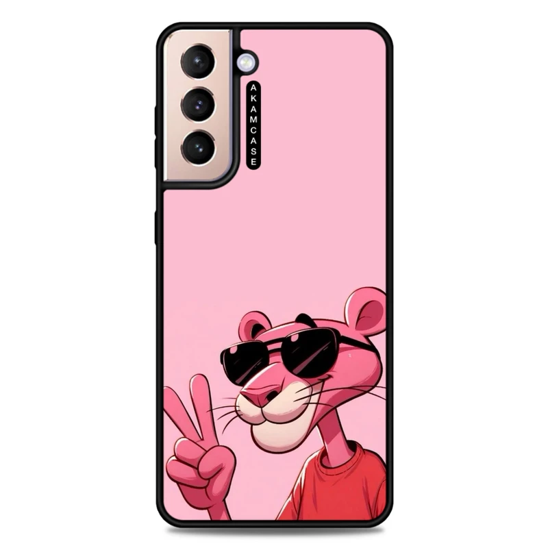 کاور آکام مدل AMC-WSGS21P-PINK PANTHER9 مناسب برای گوشی موبایل سامسونگ Galaxy S21 Plus
