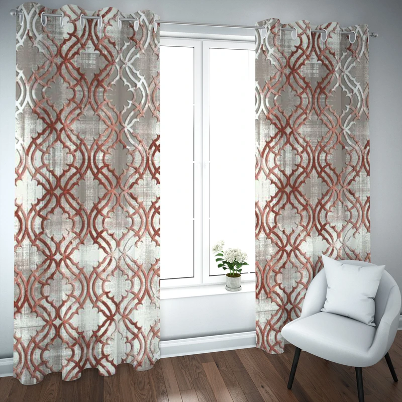 پرده مدل چاپی هازان سایز 300×150 سانتی متر 