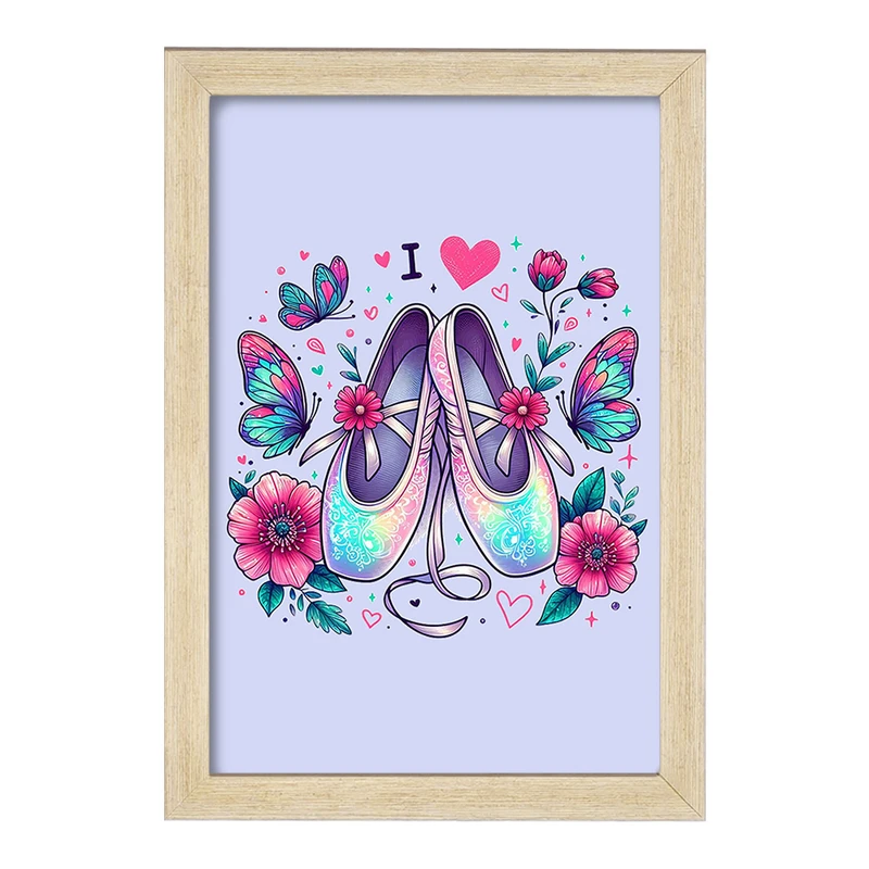 تابلو خندالو مدل کفش باله کد F2872