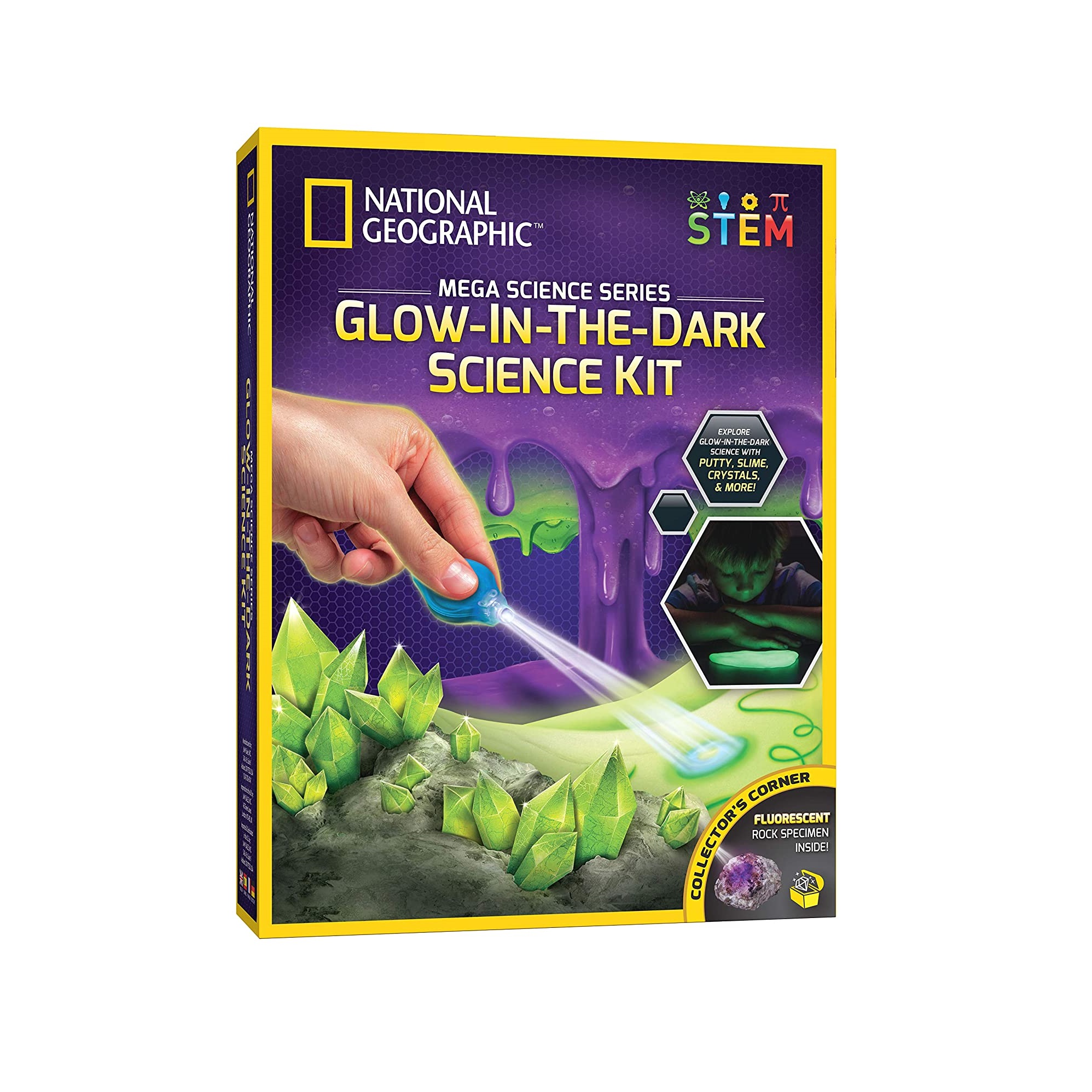 کیت آموزشی نشنال جئوگرافیک مدل Glow in The Dark Science Kit کد NGMEGAGID