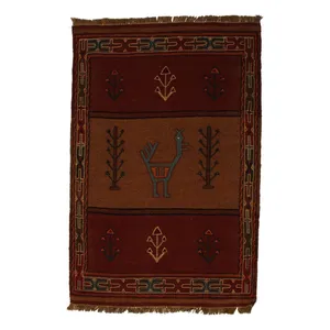 گلیم دستبافت سرزمین فرش کد TKG114