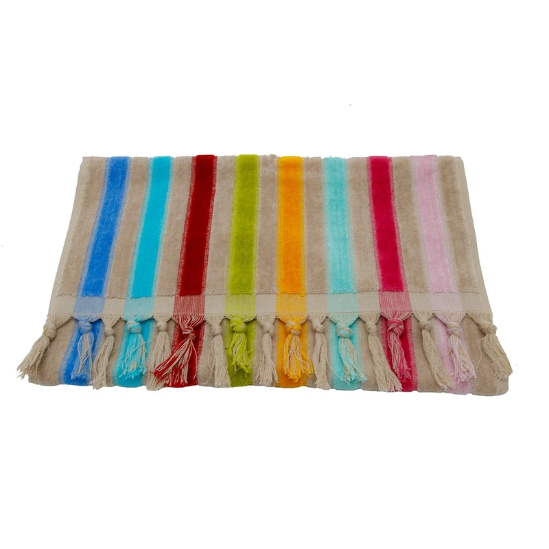 حوله دستی آذرریس تبریز طرح زارا سایز 75 × 40 سانتی متر