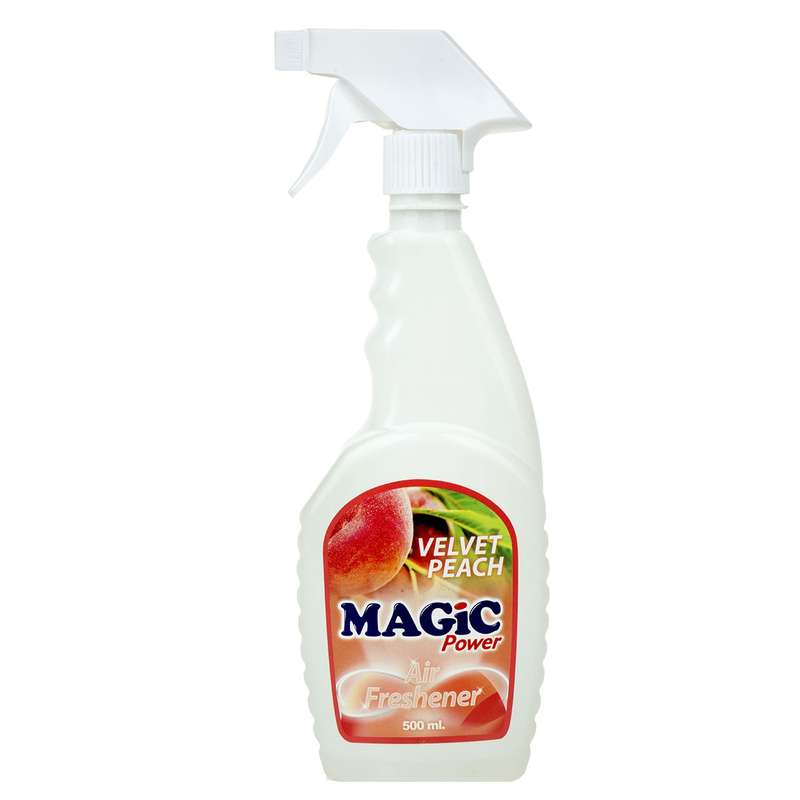 خوشبو کننده هوا مجیک پاور مدل Velvet Peach حجم 500 میلی لیتر
