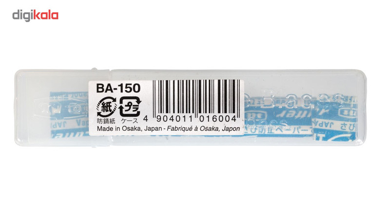 تیغ کاتر ان تی مدل BA-150 بسته 10 عددی تیغ کاتر ان تی مدل BA-150 بسته 10 عددی