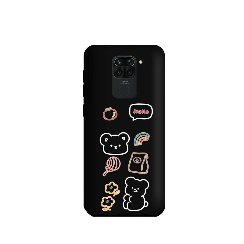 کاور طرح خرس کیوت کد m2891 مناسب برای گوشی موبایل شیائومی Redmi Note 9 / Redmi 10X 4G