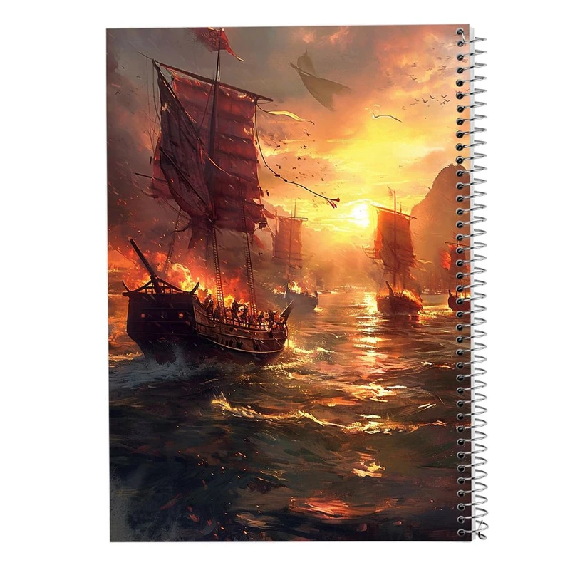 دفتر نقاشی 50 برگ مدوپد مدل کشتی کد DF15144