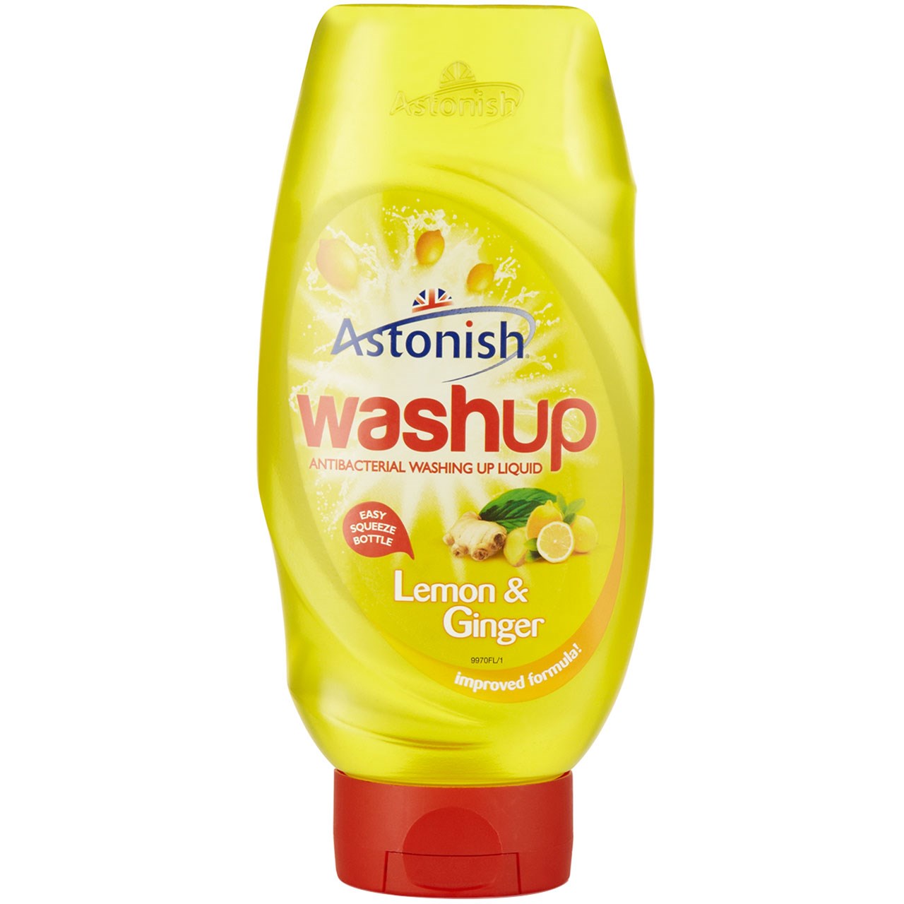 مایع ظرفشویی استونیش مدل Washup Lemon And Ginger حجم 600 میلی لیتر