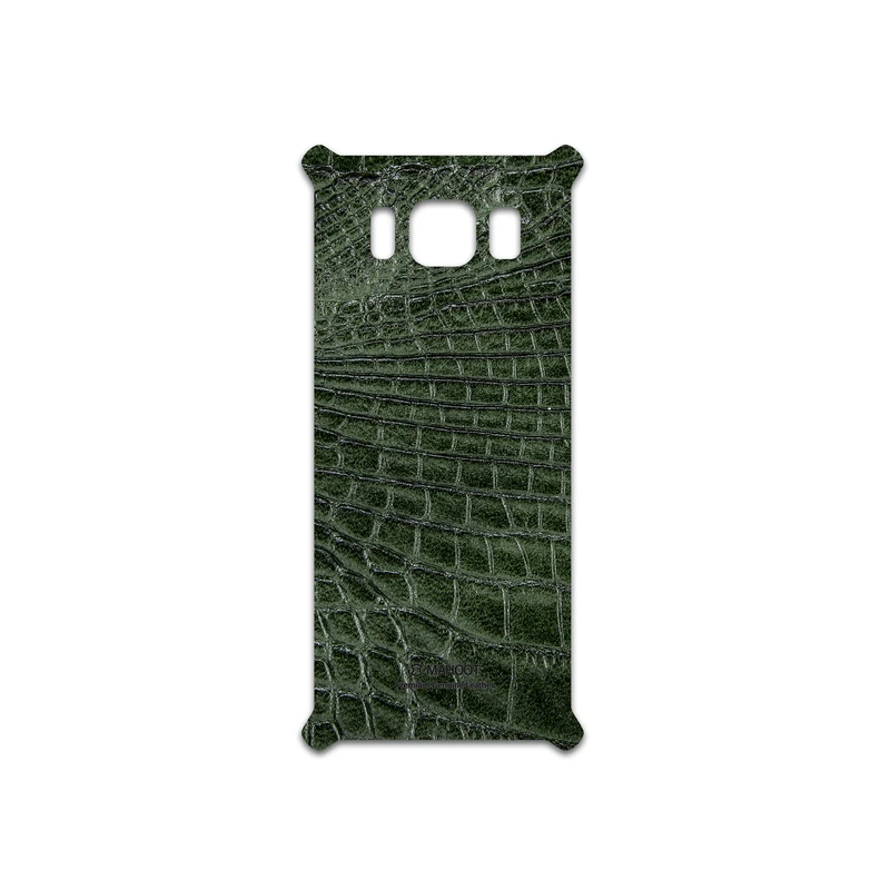 برچسب پوششی ماهوت مدل Green-Crocodile-Leather مناسب برای گوشی موبایل سامسونگ Galaxy S8 Active