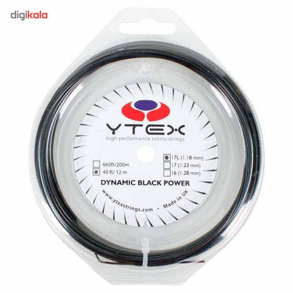 زه راکت تنیس وای تکس مدل 17 Dynamic Black Power