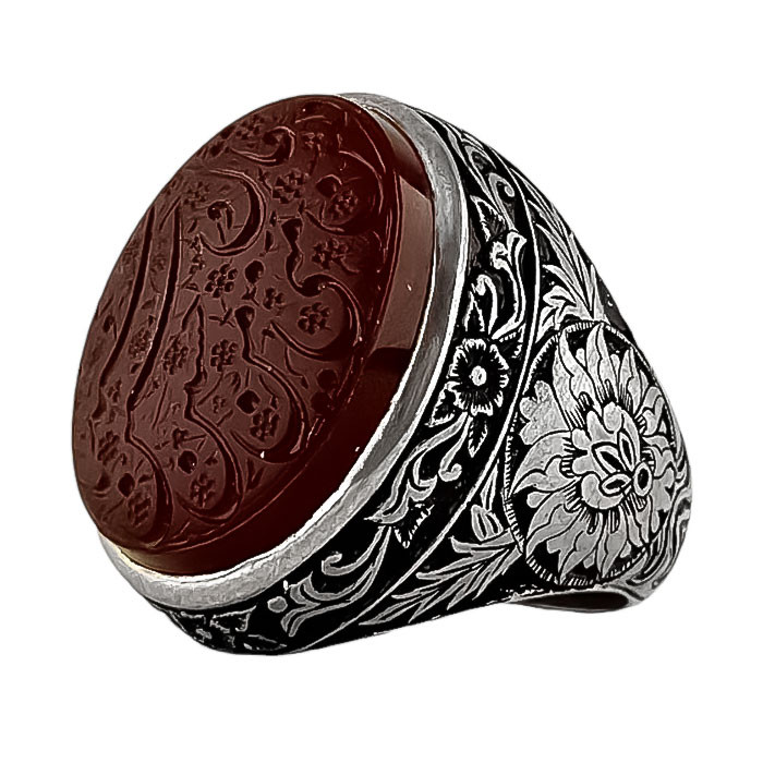 انگشتر نقره مردانه مدل R1537