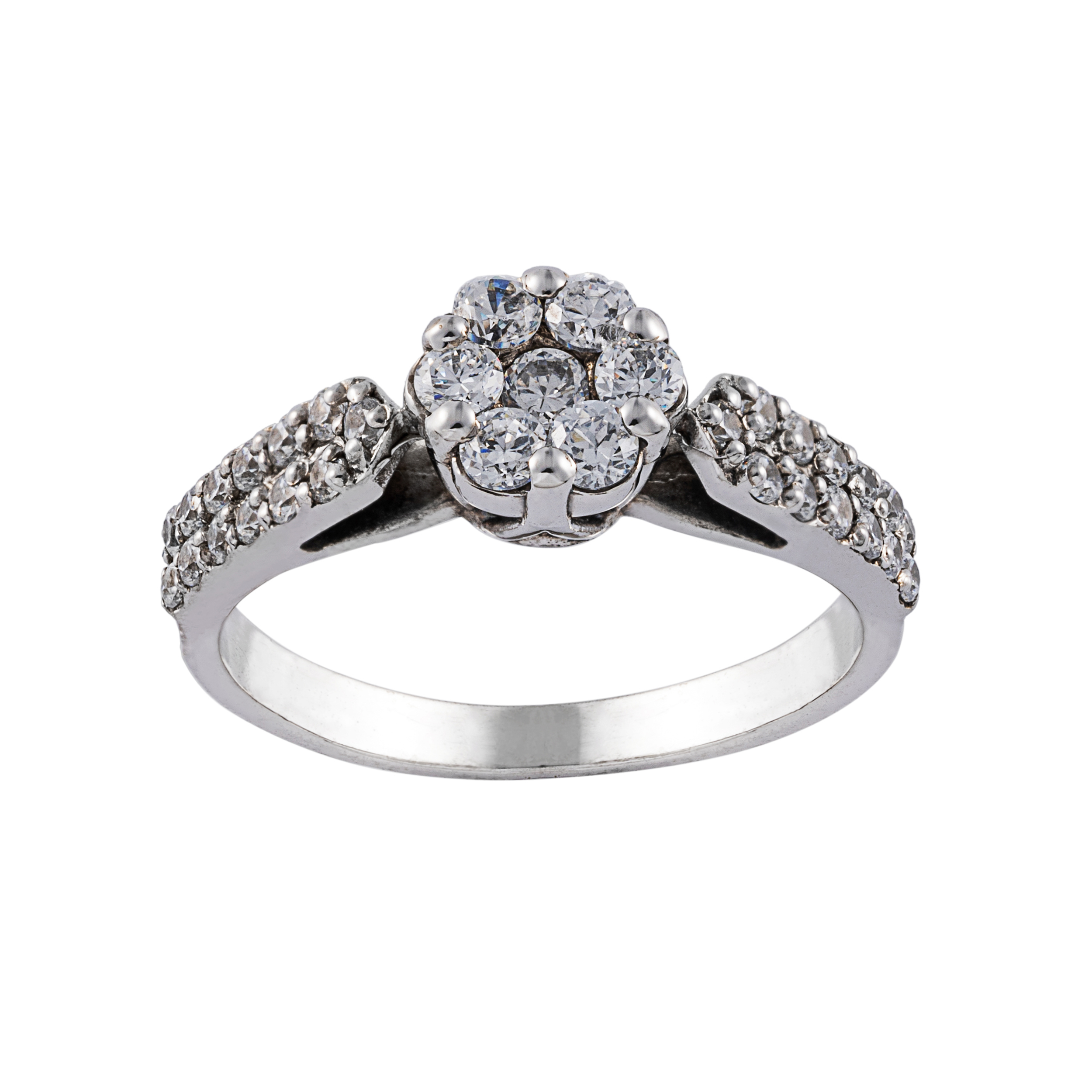 انگشتر نقره زنانه جواهری سون مدل 2044