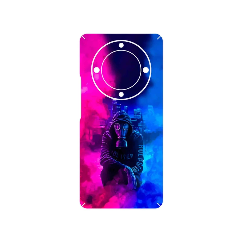 برچسب پوششی ماهوت مدل Smoke Rainbow Digital Art 2 مناسب برای گوشی موبایل آنر X9a