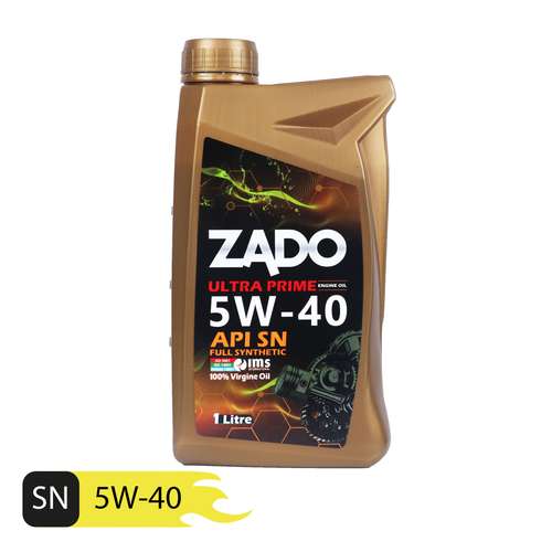 روغن موتور خودرو زادو مدل SAE 5W40-SN حجم 1 لیتر