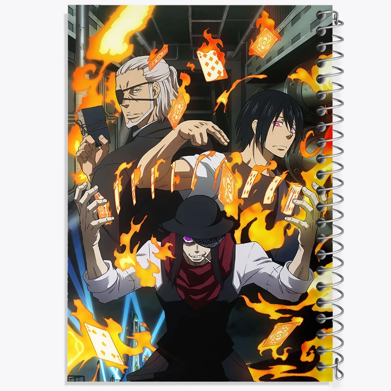 دفتر نقاشی 50 برگ خندالو طرح انیمه نیروی آتش کد 32223