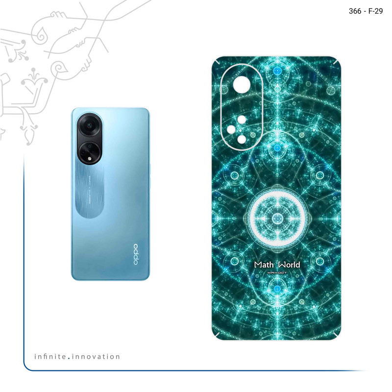 برچسب پوششی ماهوت مدل Mathematical Geometric Shape 4 مناسب برای گوشی موبایل اپو A98