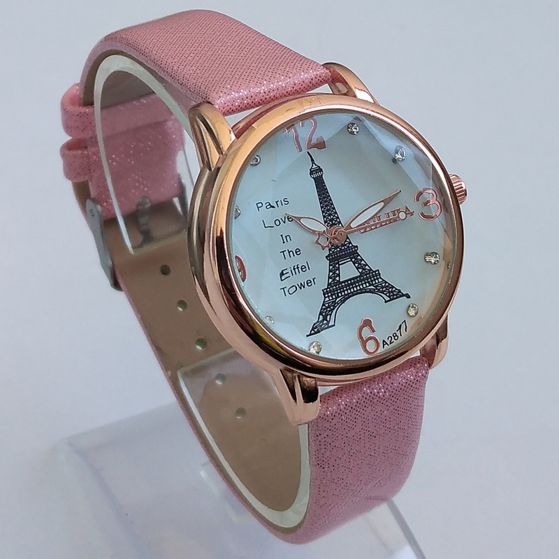 ساعت مچی عقربه ای دخترانه مدل ایفل کد 1200 ساعت مچی عقربه ای دخترانه مدل ایفل کد 1200